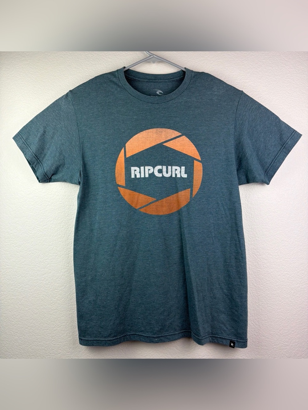 Rip Curl Shirt Logo Short Sleeve Blue Men’s Medium